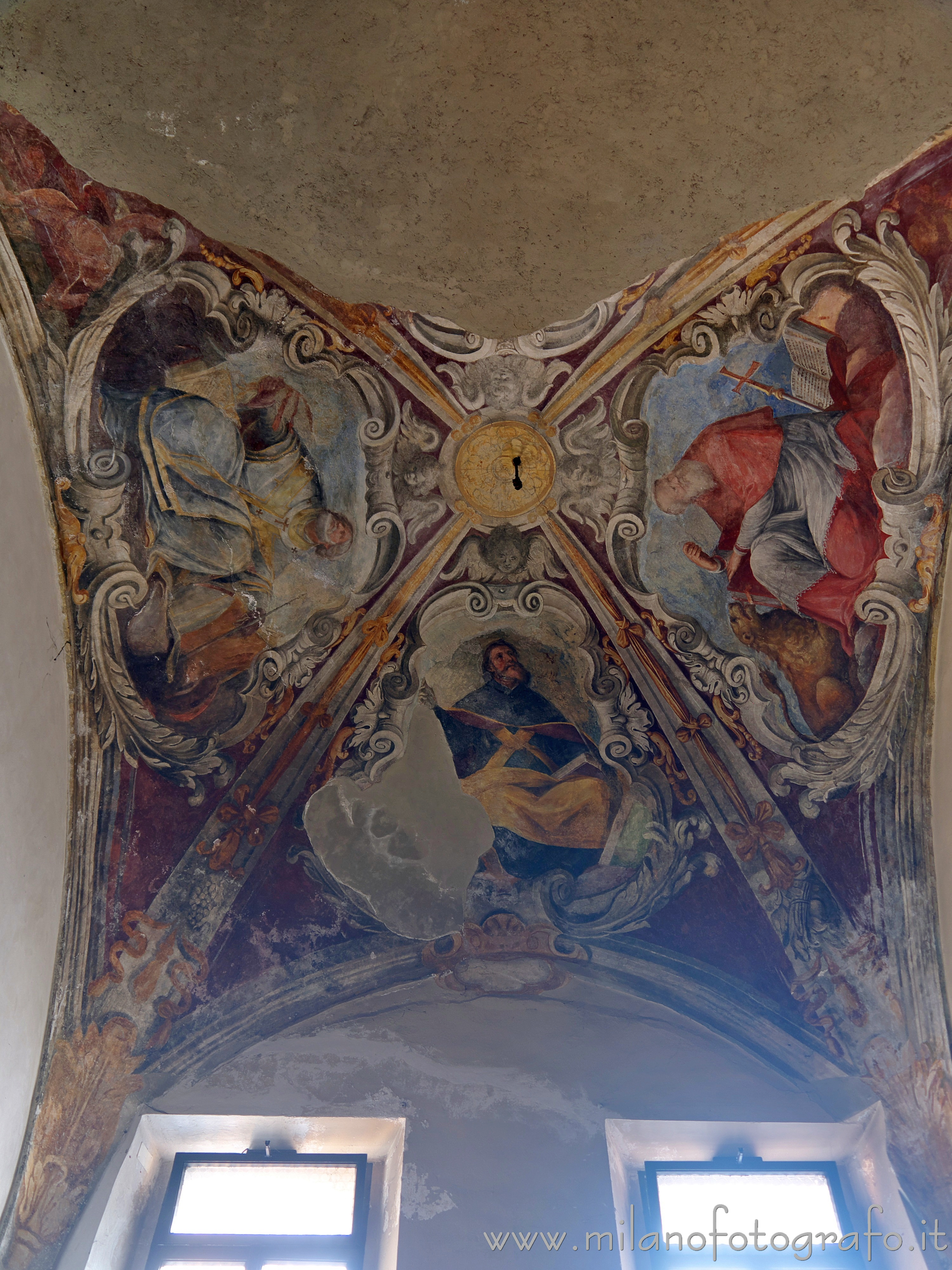 Milan (Italy) - Vault of the weekday sacristy of the Basilica of San Marco - Full resolution picture